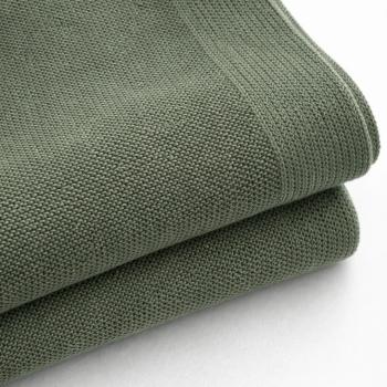 Мериносово одеяло Cotton Hug – маслина (80 х 100 см)