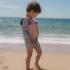Детски цял бански костюм Little Duch с дълъг ръкав Ocean Splash 62-68