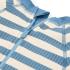 Детски цял бански костюм Little Duch с къс ръкав Ocean Blue Stripes 62-68