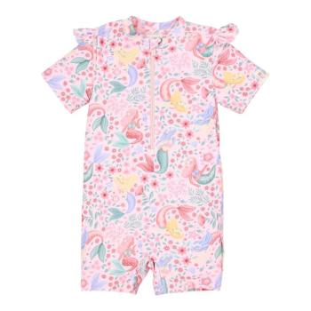 Бебешки цял бански с Къс Ръкав Little Duch Dreamy Mermaid 98-104