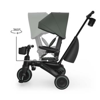 Сгъваема триколка KinderKraft JAZZ 3 зелена