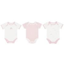 Комплект бебешки бодита KikkaBoo Hedge-hugs - 3 броя, 0-3 м