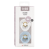 Залъгалки Bibs Colour, White/Baby Blue, 6-18 м