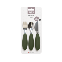 Детски прибори за хранене Bibs Hunter Green