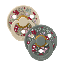Залъгалки Bibs Liberty Colour Chamomile Lawn, Pine Mix, 0-6 м
