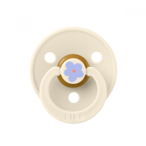 Залъгалка Bibs Studio Colour Jasmine, Ivory, 0-6 м