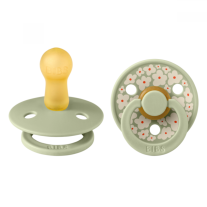 Залъгалки Bibs Studio Colour Jasmine, Sage Mix, 0-6 м, 2 броя