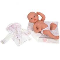 Кукла-бебе Ария с аксесоари за след баня Arias 38 см.