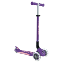 Сгъваема тротинетка GLOBBER Elite Light със светещи гуми - Лилава