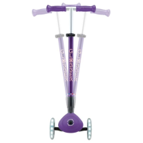 Сгъваема тротинетка GLOBBER Elite Light със светещи гуми - Лилава