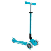 Сгъваема тротинетка GLOBBER Elite Light със светещи гуми - Аква
