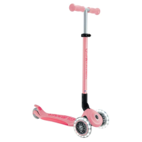 Сгъваема тротинетка GLOBBER Elite Light със светещи гуми - Розова