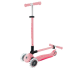 Сгъваема тротинетка GLOBBER Elite Light със светещи гуми - Розова
