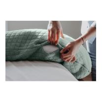 Кърмаческа Възглавница За Бременни, RED CASTLE BIG FLOPSY Fleur De Coton® Sage Green