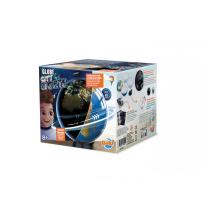 Образователна играчка, Buki France, Светещ въртящ се глобус 2 в 1, 20 см