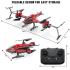 Сгъваем дрон с камера, сензори за препятствия и режим без глава Crazon, червен