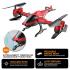Сгъваем дрон с камера, сензори за препятствия и режим без глава Crazon, червен