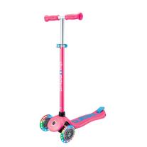 Детска тротинетка Globber Primo Plus Lights Розова