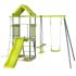 Комплект с люлки и пързалка за двор Sonne Green For Swing Set 