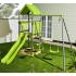 Комплект с люлки и пързалка за двор Sonne Green For Swing Set 