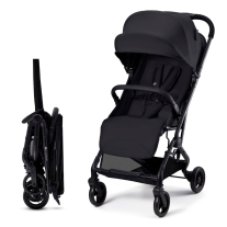 Бебешка количка Kinderkraft INDY 3 COAL BLACK