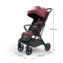 Бебешка количка Kinderkraft NUBI 3 DARK RUBY Бебешка количка Kinderkraft NUBI 3 DARK RUBY