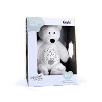 Плюшена играчка с проектор и музика Kaichi Мечо