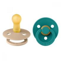Залъгалки Bibs Colour, Taupe/Scuba 6-18 м