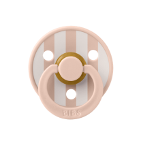 Залъгалка Bibs Studio Colour Block, Blush Ivory, 6-18 м