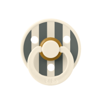 Залъгалка Bibs Studio Colour Block, Ivory Pine, 6-18 м