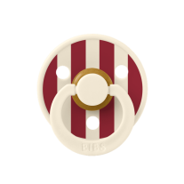 Залъгалка Bibs Studio Colour Block, Ivory Ruby, 6-18 м
