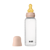 Бебешка бутилка РР с аксесоари Bibs - Blush, каучук, 270 ml