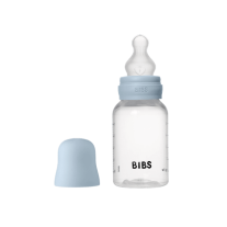 Бебешка бутилка РР с аксесоари Bibs - Baby Blue, силикон, 150 ml