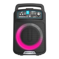 Преносима тонколона с LED светлини и микрофон iDance Groove-X1