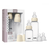 Комплект РР бебешки бутилки с аксесоари Bibs - Ivory, силикон, 150 + 270 ml, 2 броя