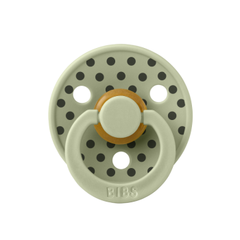 Биберони BIBS COLOUR Polka Sage/Iron 2 бр. 6-18 месеца