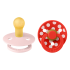 Биберони BIBS COLOUR Polka Blossom/Candy Apple, 2 бр. 6-18 месеца