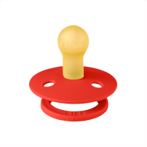 Биберони BIBS COLOUR Polka Blossom/Candy Apple, 2 бр. 0-6 месеца