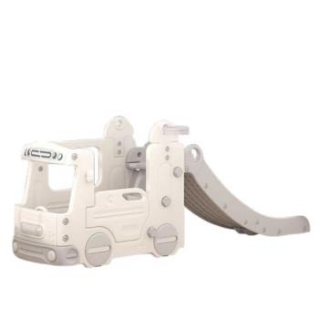 Детски игрален модул автобус с пързалка Feelkids сив