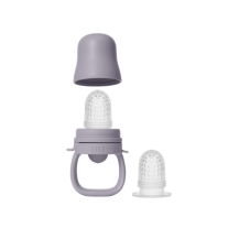 Силиконова мрежичка за хранене Bibs Fossil Grey