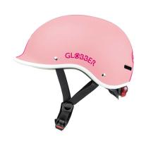 Детска светеща каска Globber Master XS/S (47-51см) Пастелно розова