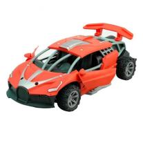 Състезателна кола с дистанционно управление, LED светлини и пушек Crazon