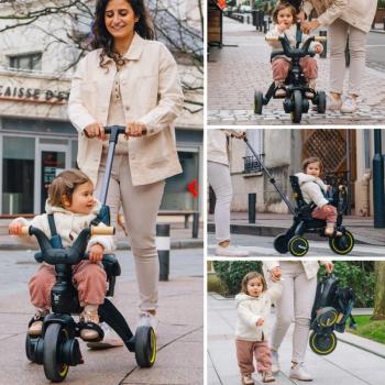 Детска сгъваема триколка DOONA ™ Liki Trike S5 DELUX OCEAN BLUE