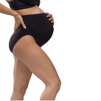 Безшевни бикини с опора за бременни и родилки Carriwell - Размер XL, черни