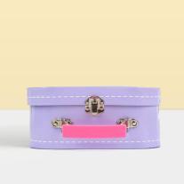 Куфарче с паспорт за плюшени играчки 16 см Studio Pets, лилав