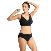 Безшевен сутиен за кърмене с подплънки Carriwell - GelWire, размер 2XL, черен