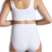 Безшевни бикини с опора за бременни и родилки Carriwell - Размер XL, бели