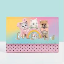 Папка с цветни листа и пликове за писма Studio Pets