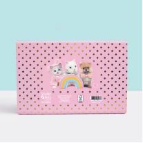 Папка с цветни листа и пликове за писма Studio Pets