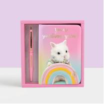 Комплект тефтерче с химикалка в кутия Studio Pets Зайчето BunBun